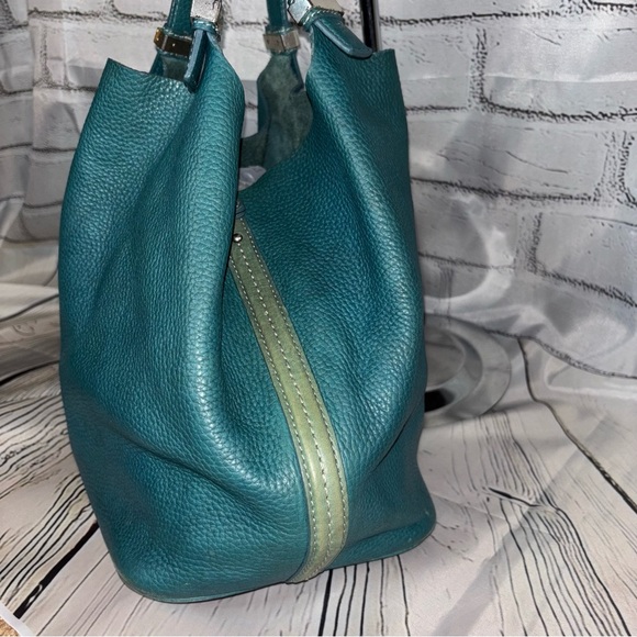 Michael Kors Colgate Shoulder Hobo Slouch Pebble Leather Bag - Picture 4 of 10